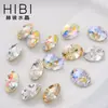Botones de Cristal de Alta Gama, Ovalados con Pasador Cruzado y Punta Inferior, Accesorios de Ropa con Diamantes Cosidos a Mano, Accesorios para Joyería DIY