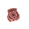 Nuevo Estilo Pinza para el Cabello de Flor de Rosa, Pasador Floral de Acetato de Alta Gama, Pinza de Tiburón Fresca y Dulce, Pinza para Cola de Caballo, Accesorio para el Cabello para Mujer