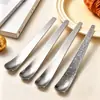 Cuchara para helado de acero inoxidable, cuchara de cabeza plana, cuchara para helado y yogur, cuchara para mermelada, cuchara de mango largo para relleno de dumplings, cuchara abrelatas