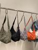 Bolsa de lona para baixo para mulheres 2023 Nova moda saco de ombro losango saco de grande capacidade mensageiro para mulheres
