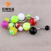 Ombligo acrílico europeo y americano color mixto venta al por mayor moda transfronteriza UV Amazon AliExpress joyería para perforación venta caliente