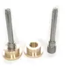 Accesorios para Moldes Médicos Núcleo de Rosca Tornillo No Estándar Alta Precisión Personalizado Acero Inoxidable Titanio Chapado Fabricación de Núcleo de Rosca Tornillo
