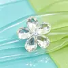 Novos Acessórios para Sapatos Tamanco de Liga Metálica Flor de Cinco Pétalas Pedra de Cristal Decoração de Sapato Materiais de Acessórios DIY