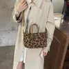 Bolso nuevo de gamuza con lunares para el otoño, estilo simple, adecuado para ir al trabajo, bolso tipo almohada para el hombro y la axila