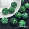 Ruyi Luton Flor de Ciruelo Seco Verde Imitación Jade Perla Dispersa Esmeralda Dragón de Hierro Accesorios de Joyería Perla Dispersa
