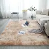 Alfombras teñidas a mano de seda y lana transfronterizas, alfombras de área grande para salas de estar, alfombras antideslizantes, alfombras para dormitorios, alfombras de seda y lana, venta al por mayor