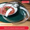 Tampa anti-respingos para micro-ondas, tampa à prova de óleo, tampa para aquecimento de alimentos em alta temperatura, tampa especial para manter a frescura, à prova de poeira, tampa para pratos quentes, tampa de tigela