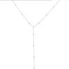 Colar com pingente de borla de contas redondas feminino atacado estilo ins luxo leve nicho senso de design corrente para clavícula corrente para o pescoço joias simples atacado