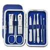 Cortauñas de acero inoxidable herramientas de manicura para uñas tijeras para piel muerta juego de cortauñas herramientas de pedicura en stock