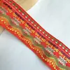 Cinta Jacquard de Girasol Estilo Étnico de 4.5 cm de Ancho para Cuellos de Ropa, Sombreros y Accesorios de Bolsos, Encaje Étnico Miao