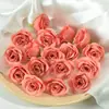Un Capullo de Flor Pequeña Simulado de 4 cm Materiales para Broche Hecho a Mano DIY, Flor de Muñeca, Accesorio, Decoración Festiva, Capullo de Rosa