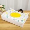 Bolsa no tejida recubierta con película espesa de girasol, para tienda de ropa, bolso de mano, abrigo, bolsa de compras de piel, bolsa de regalo publicitaria.