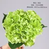 Flores Artificiales 3 Piezas 1 Ramo Hortensia Flores Falsas de Seda Flor Falsa Artificial Ramo de Hortensia Decoración de Mesa Auxiliar de Sala de Estar Arreglo Floral