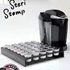 Expositor de cápsulas de café de caja acrílica personalizado, soporte desmontable para cremero de café instantáneo, estante de almacenamiento de cápsulas de café