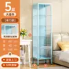 Armário Artesanal Vitrine de Vidro Armário de Dor com Fechadura e Porta Estante à Prova de Poeira Modelo Transparente Armário de Armazenamento Rack de Armazenamento de Brinquedos