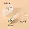 Veta plateada En stock 30 ml Botella de base líquida con hombro inclinado, Material de empaque cosmético simple, Botella con dispensador de loción, Botella dispensadora de crema de protección