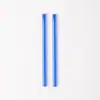 Pajita de Vidrio de 15 cm Corta Curva Recta Alta Resistencia al Calor de Borosilicato Accesorios para Taza de Café Taza de Agua Pajita