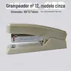 Grampeador Material de Escritório Estudante Portátil Espessado Economia de Esforço Pequeno Grampeador Fácil Economia de Esforço