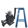 Máquina crimpadora de bordes de chapa galvanizada, máquina engargoladora de bordes de lámina de aluminio para aislamiento, dobladora manual de tubos, máquina de nervado de acero inoxidable, máquina de bridas, máquina curvadora de placas