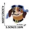 Patche Bordado Popular de Filhote de Desenho Animado, Decoração Fofa de Animal de Estimação com Adesivo Termofusível para Bolsas e Chapéus
