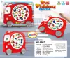 Tablero de pesca magnético giratorio eléctrico para niños de comercio exterior, juguete de pesca musical multifuncional para educación temprana para niños y niñas, venta al por mayor