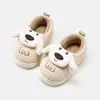 Zapatillas de Algodón Lindas para Niños Happy Mary Otoño/Invierno Cálidas Antideslizantes para el Hogar Felpa Dibujos Animados Perro Cachorro Casual Zapatos de Algodón