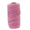 Cuerda de poliéster-algodón, cuerda de algodón colorida, cuerda para tejer manualidades, cuerda de tracción, paquete de material para tapicería, accesorios de cuerda de algodón, venta al por mayor
