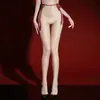 Bikini Juguetón y Atractivo con Cordones, Medias Aurora de Cintura Alta, Medias de Seda Brillantes y Sexy con un Ambiente Seductor