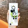 Cadena Creativa Nueva de Bambú Panda con Cuentas para Llavero de Teléfono Colgante Lindo para Bolso Accesorio para Funda de Teléfono Pequeño Regalo