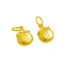 Lingote Chapado en Oro de Alta Calidad Colgante para Riqueza y Prosperidad, Accesorios Chapados en Oro Versátiles para Pulsera y Collar al por Mayor