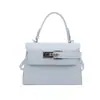 Bolsa de Mano Fresca Estilo Coreano al por Mayor Bolsa Cuadrada Pequeña Bolsa para Mujer Otoño 2026 Nuevo Color Sólido Patrón de Cocodrilo Bolso de Hombro Único Bolso Cruzado de Moda