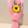 Venta al por mayor de fábrica Regalo transfronterizo Día de la Madre San Valentín Hierba Flores secas Rosa Clavel Flores de jabón Ramo mixto terminado