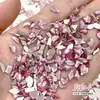 Cor de doce tamanho pequeno fundo plano diamante para arte de unha diamante formato misto diamante k9 vidro super brilho joias para arte de unha atacado