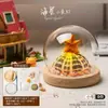 Luz de Noche de Gelatina de Concha de Erizo de Mar Natural Kit de Materiales Hechos a Mano para Bricolaje Adorno Decorativo Regalo para Niños y Novias