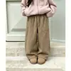 26 Pantalones Rectos de Estilo Coreano para Niñas, Novedad de Temporada, para Bebés, Otoño/Invierno, Color Sólido, Versátiles, Adelgazantes, Cómodos, Casuales