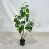 Bolsillo de dinero de simulación planta verde de interior decoración de bonsái de suelo fábrica al por mayor de fábrica bonsái planta artificial