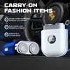 Cumplimiento Transfronterizo Mini Afeitadora Eléctrica Portátil Recargable Afeitadora Viaje Exterior Doble Cabezal Eléctrico