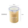 Latas Selladas para Granos, Almacenamiento de Cocina, Latas de Plástico Transparente de Grado Alimenticio, Cajas, Snacks, Productos Secos, Latas de Almacenamiento de Té