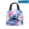 Bolsa de almuerzo con estampado de dibujos animados de Stitch más vendida de Amazon, Bolsa tote lonchera térmica para estudiantes de primaria y secundaria