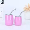 Garrafa Térmica de Aço Inoxidável 304 Transfronteiriça Cor Sólida Mini Copo de Destilados em Forma de U Doméstico Alto Valor de Cor Logo com Ventosa