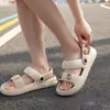 Sandalias Simples de Doble Tira 2026 Nuevo Verano Deportes al Aire Libre Doble Uso Antibacterianas Sandalias de Playa para Mujer