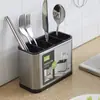 Suporte de Hashi de Aço Inoxidável, Utensílios de Mesa, Atacado de Comércio Exterior, Gaiola de Hashi para Bancada Doméstica, Espátula de Cozinha, Colher, Faca, Garfo Balde de Armazenamento, Prateleira de Armazenamento