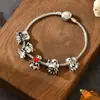 Pulseras de Halloween al por mayor Diseño de nicho europeo y americano Joyería de Fantasma Diosa de la Muerte Pulsera de Estilo Punk de Metal Oscuro