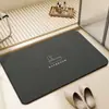 Alfombrilla de baño de tierra de diatomeas transfronteriza, alfombrilla minimalista de color liso para el pie del inodoro, alfombrilla antideslizante absorbente de agua de secado rápido para la entrada, Amazon