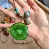 Colar de Frutas de Planta Fruta Resina Infantil Retrô Estilo Longo Estilo Étnico Artístico Camada Corrente para Suéter