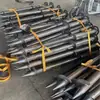Estaca de Solo Espiral Suporte Solar para Pátio Estaca de Solo Estaca de Madeira Passarela Pré-Embutida Tratamento Galvanizado a Quente