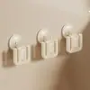 Prateleira de Chinelo com Ventosa para Banheiro, Montada na Parede Sem Furos, Gancho de Drenagem para Parede Dedicado ao Banheiro, Prateleira de Armazenamento