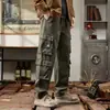 Atacado do fabricante comércio exterior calças de trabalho estilo retro americano para homens, primavera e outono, corte solto, tamanho europeu, calças casuais versáteis de perna reta
