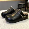 Zapatos Peludos de Doble Uso para Mujer 2025, Zapatos de Plataforma con Suela Gruesa, Medias Zapatillas con Puntera de Capibara, Zapatos Perezosos para Mujer, Zapatos Pequeños de Cuero