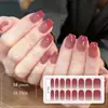 Pegatinas para Manicura en Gel sin Luz Gradiente Igual que las Celebridades de Internet Color Caramelo Pegatinas de Uñas de Verano Película de Esmalte de Uñas Duraderas Impermeables